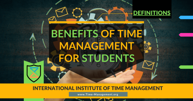 What Are the Benefits of Time Management for Students. best online Free Course Time Management Institute